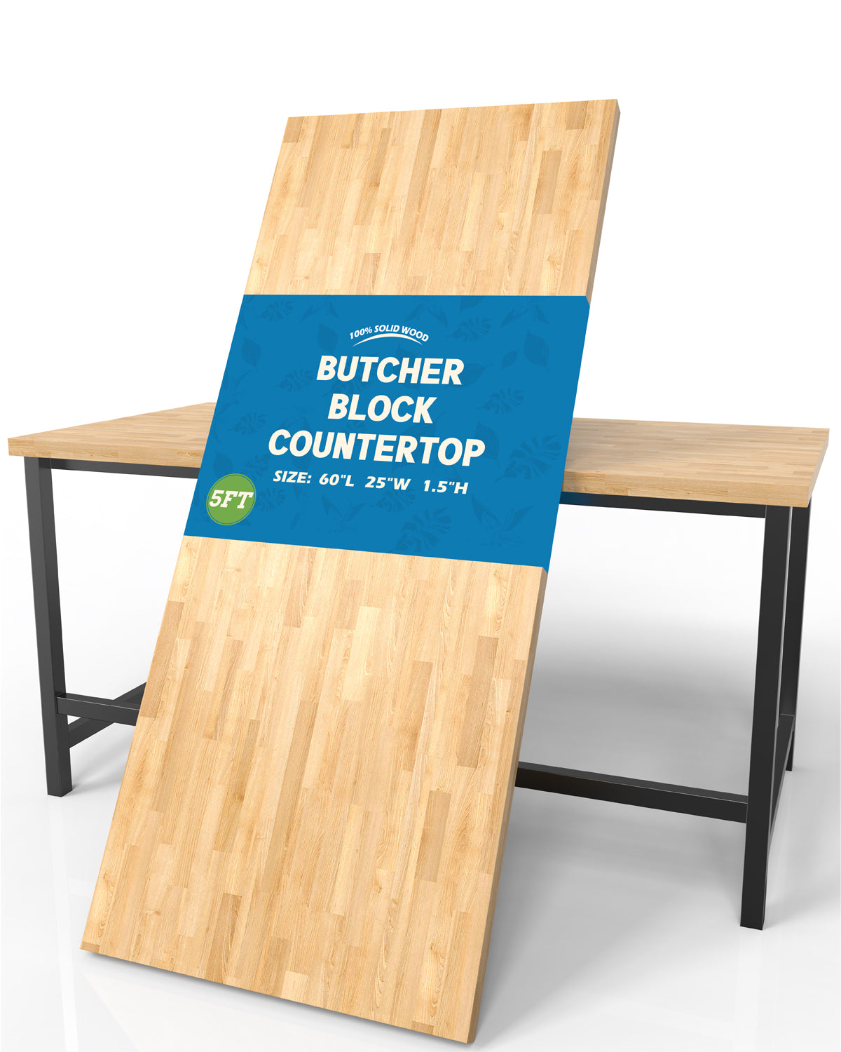 5FT Butcher Block Countertop